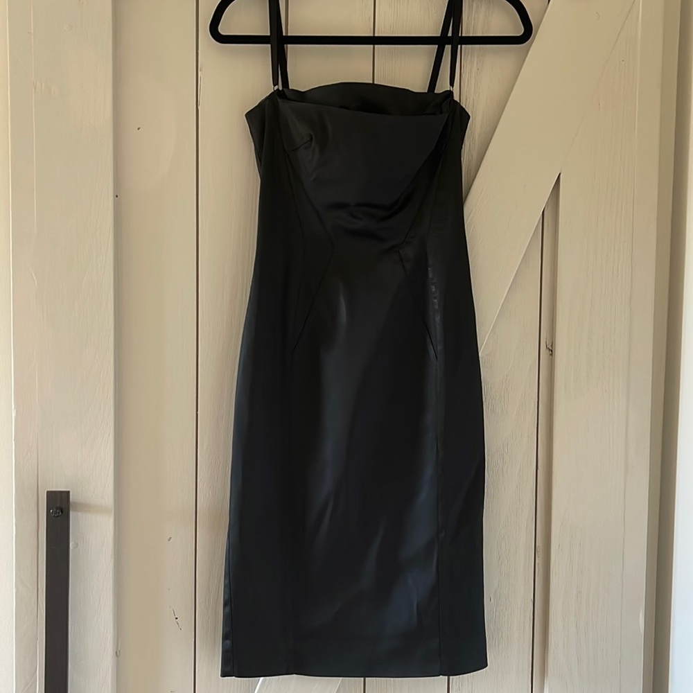 Dolce & Gabbana Black Bustier Dress with Brassiere. Fitted Size 40
